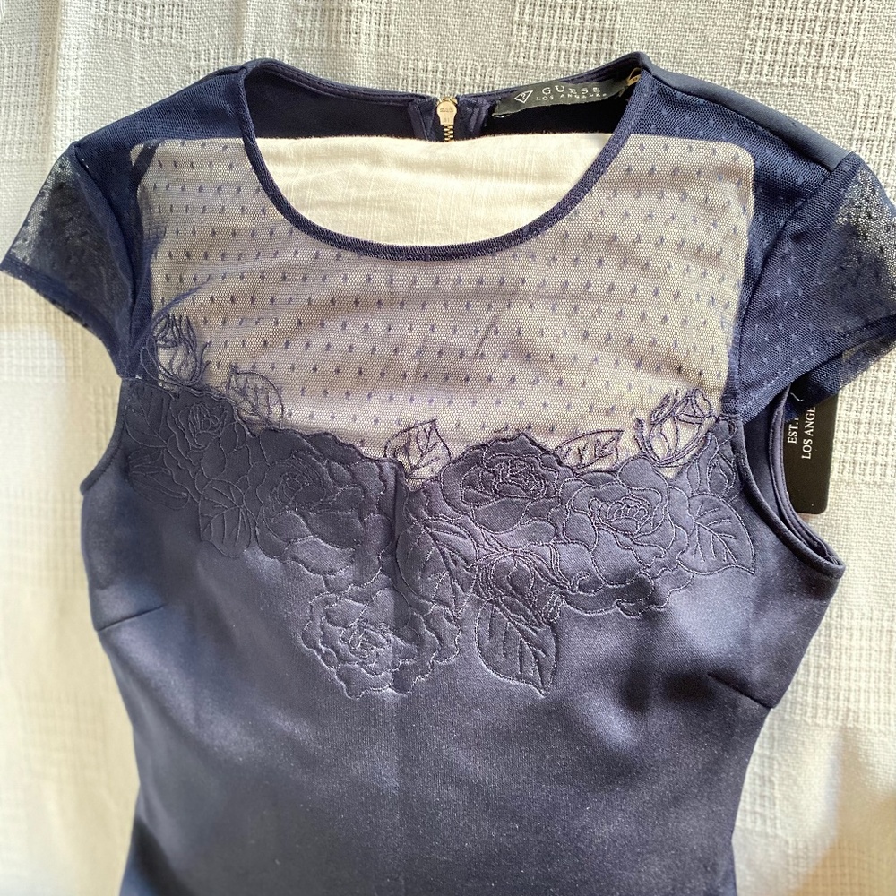 NWT Guess Navy Blue Dress